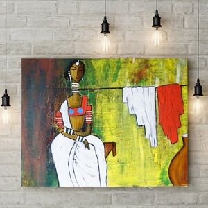 Vibrant Cultural Canvas Art